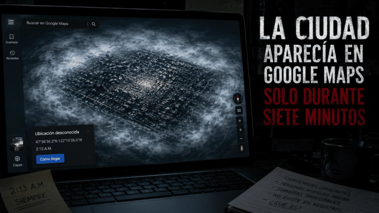 La ciudad aparecía en Google Maps solo durante siete minutos