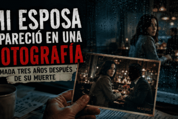 Mi esposa apareció en una fotografía tomada tres años después de su muerte