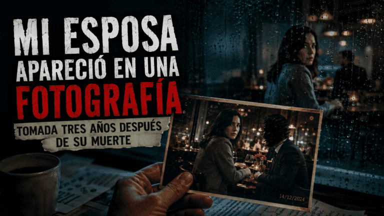 Mi esposa apareció en una fotografía tomada tres años después de su muerte
