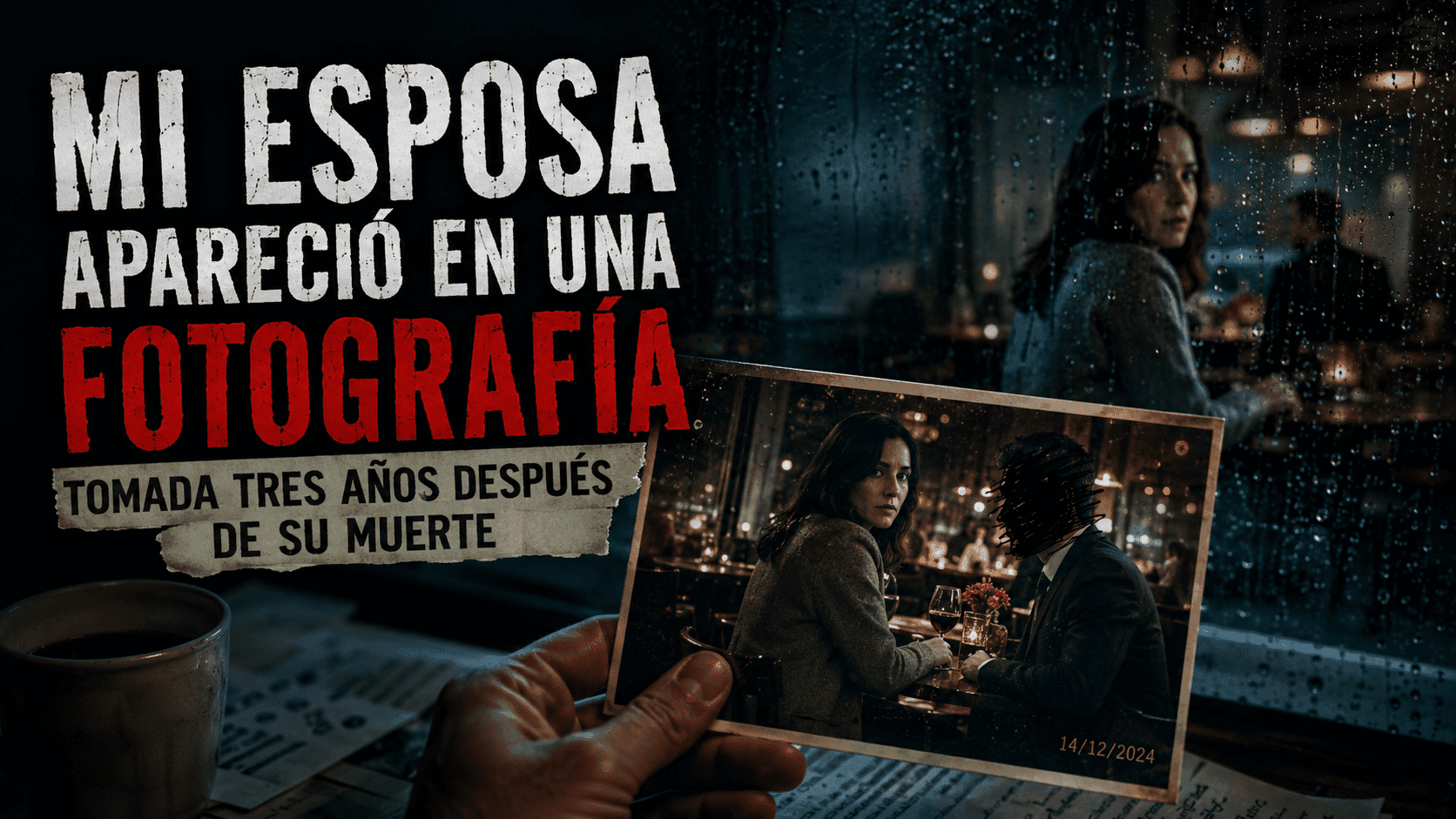 Mi esposa apareció en una fotografía tomada tres años después de su muerte