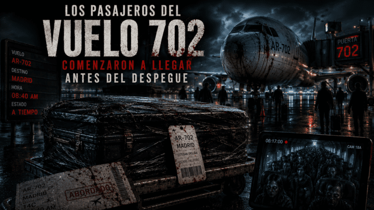 Los pasajeros del vuelo 702 comenzaron a llegar antes del despegue