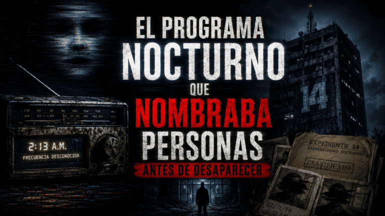 EL PROGRAMA NOCTURNO QUE NOMBRABA PERSONAS ANTES DE DESAPARECER