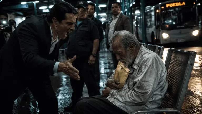 El Gobernador Escupió al Anciano de la Terminal… Hasta Que el Sobre Amarillo Abrió la Herida que Su Familia Enterró Hace 32 Años